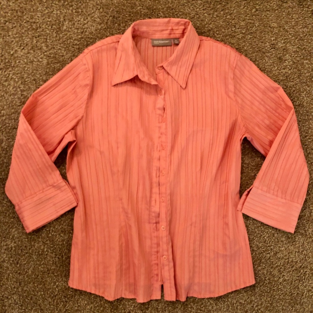 🌟Croft & Barrow Peach Blouse 👚